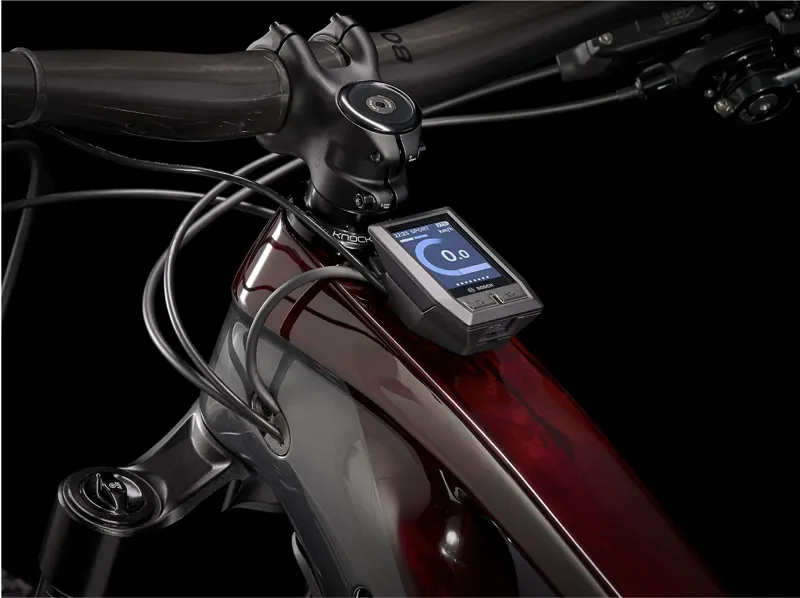 Trek Rail 9.9 X01 29er Electric Bike 2021 Red Smoke/Lithium Grey-1